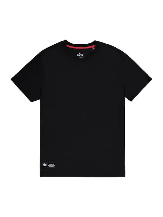 Label Backprint T-Shirt Schwarz