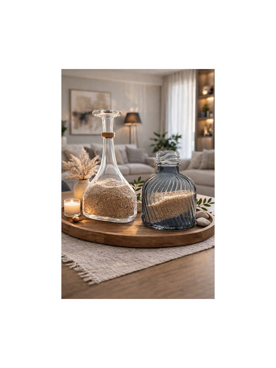 keleman Decorative Vase Glass Beige Y10cm