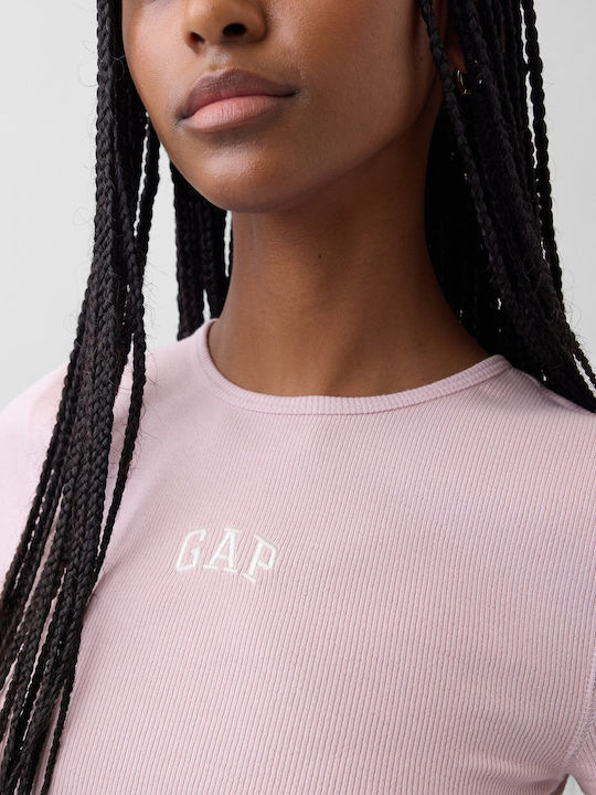Women's Cotton Crop Top Pink