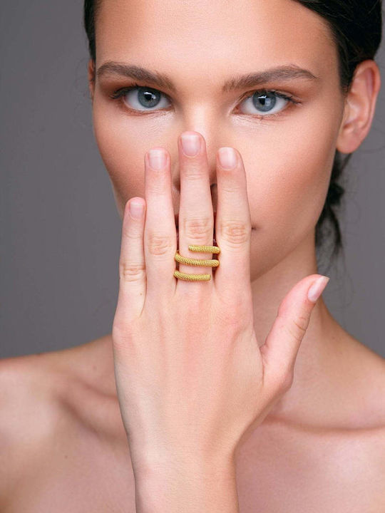 Emmanuela Handcrafted For You Ring Umwickelte Spirale 925er Silber Größe 48
