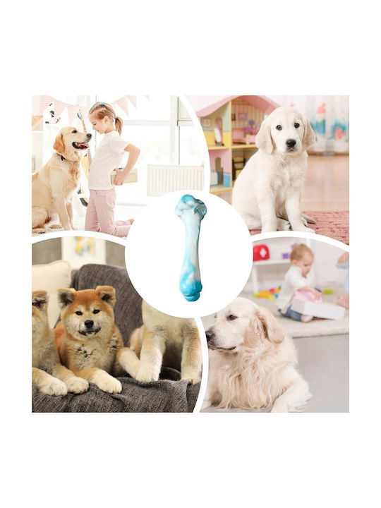 Uncle George Играчка Bone За Куче Chew Toy От Каучук Светлосин 1 Брой