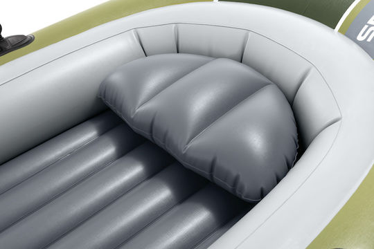 Intex Seahawk 4 Inflatable Boat Green with 2 Paddles & Pump