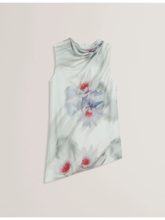 Women's Drape Blouse Green
