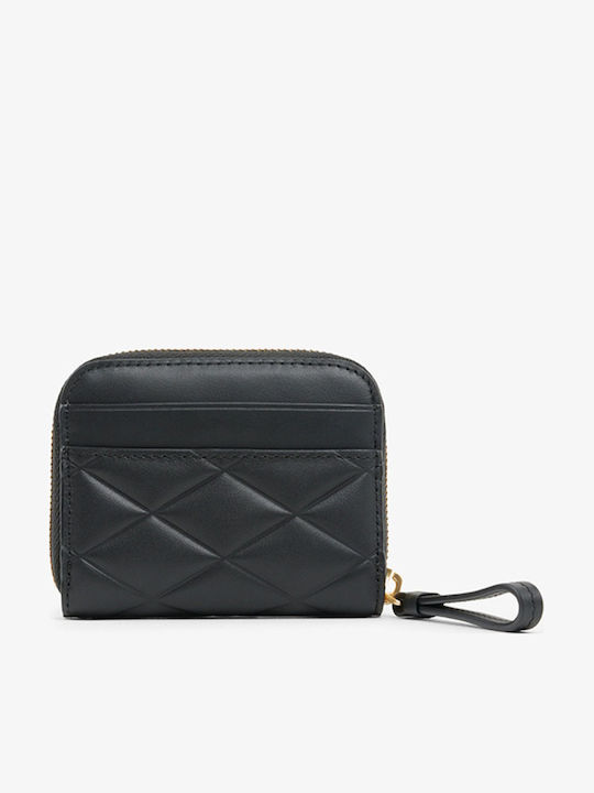 Money Pieces Small Leather Women's Wallet Black