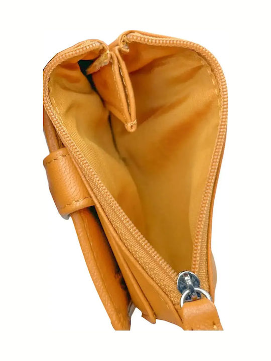 Small Leather Women's Wallet Yellow