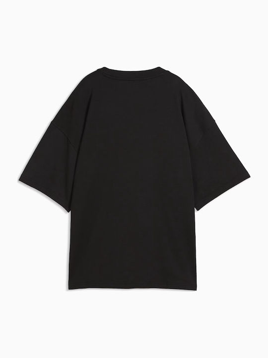 Graphic Γυναικείο Αθλητικό Oversized T-shirt Bedazzled