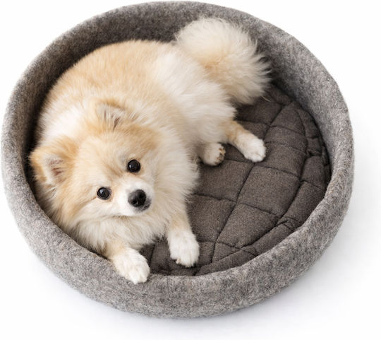 Handmade Brown Cocoon Pillow Nests Baskets Cats Dogs 45cm