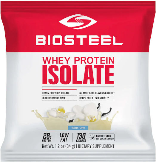 Biosteel Isolate Whey Протеин Суроватъчен Оригинален С Вкус Ванилия 25x34гр