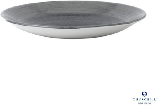 Churchill 1795 Deep Porcelain Serving Plate Gold 25.5cm 12 Pieces