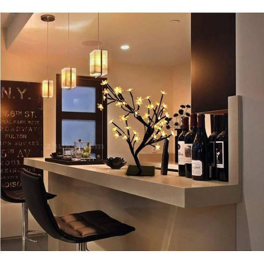 Decorative Illuminated Cherry Tree 48 Led Lights Height 47cm Branch Span Up To 43cm