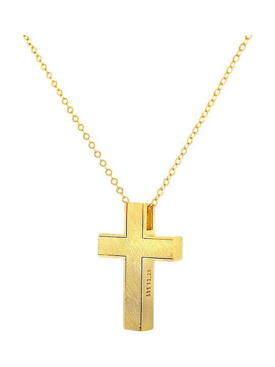 Xryseio Women's Double Sided Cross Without Chain