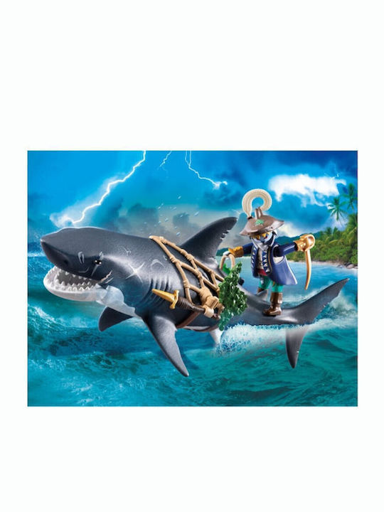 Pirates Pirate With Giant Shark Playmobil
