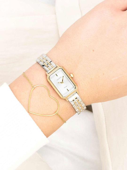 Oozoo Womens Watch 27mm Battery With Gold Steel Bracelet