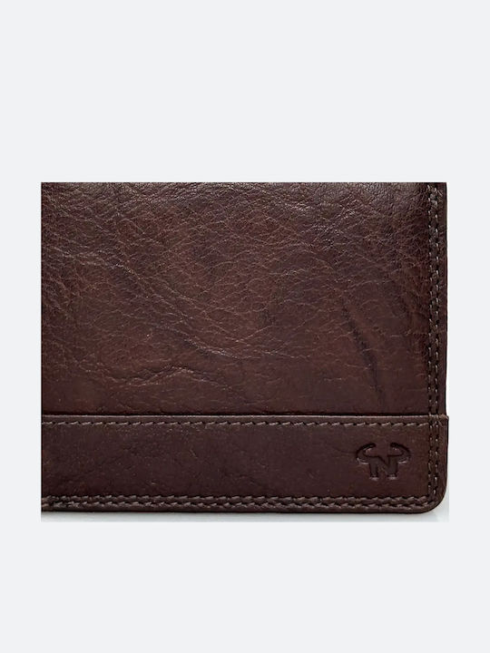 Deri Herrenbrieftasche Braun