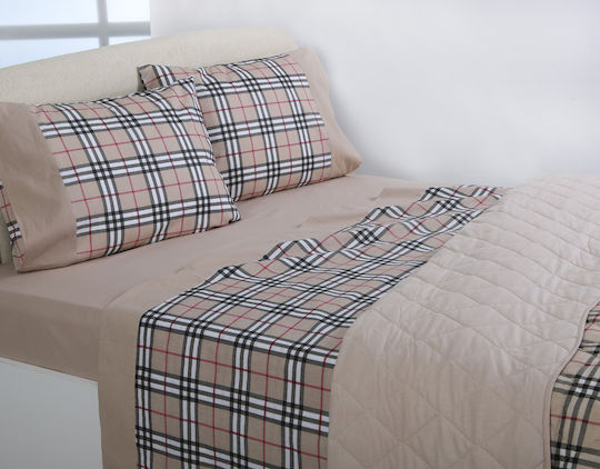 Silk Fashion Set Cuvertură Pat Single Din Bumbac Maro 160x220cm
