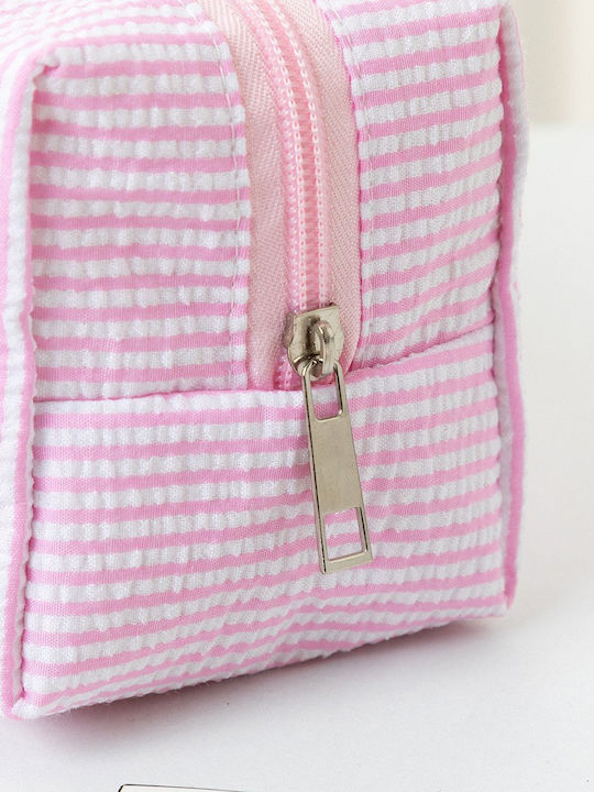 Γυναικείο Striped Makeup Bag Κίτρινο