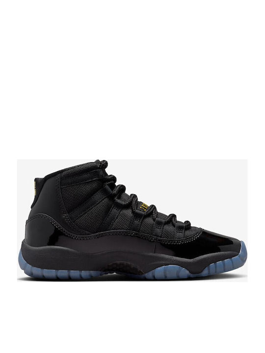Air  11 Retro Adidași Copii Inalți Negri