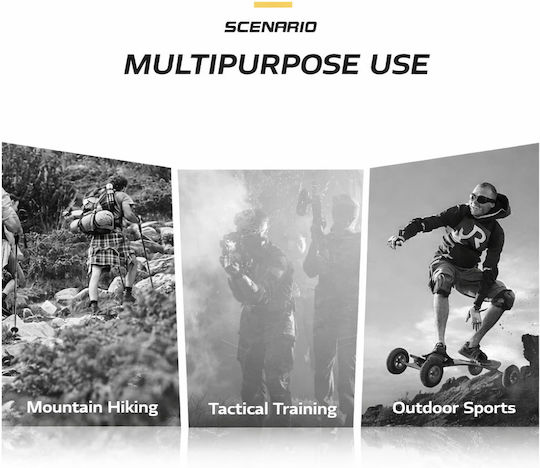 Mănuși Tactice Militare pentru Bărbați Maro – Protecție din Cauciuc Antiderapante Touchscreen Luptă Airsoft Moto Outdoor & Sport