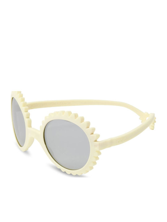 KiETLA Unbreakable Baby Sunglasses with Mirror Lens Yellow for 1-2 Years
