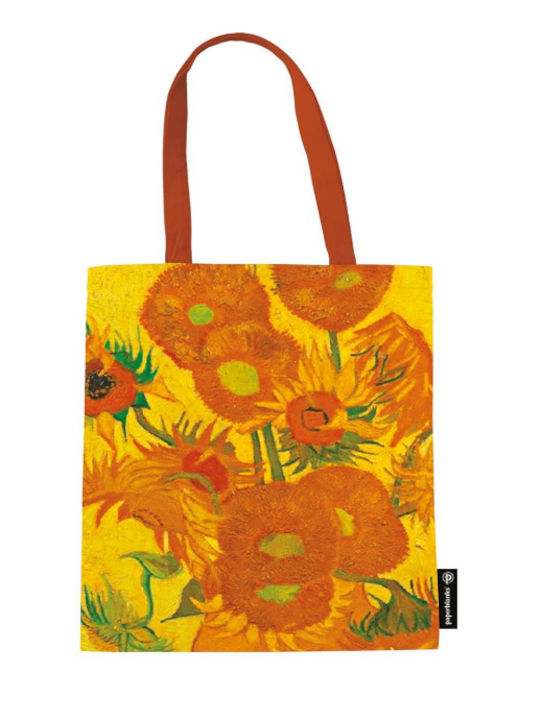 Чанта За Рамо Paperblanks Canvas Bag Van Gogh Sunflowers Embellished Manuscripts Collection 38x38x9см Pa15704