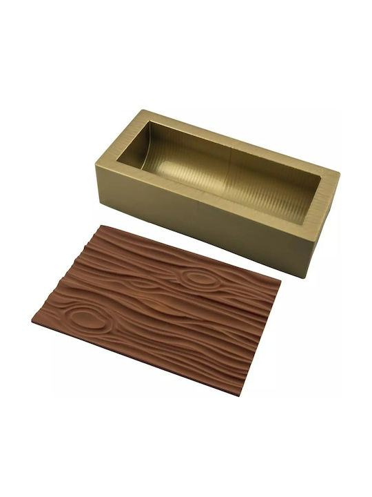 Silikomart Platinum Bûche Bakeware Tin For Loaf Made Of Silicone 29.6x13x7.2cm