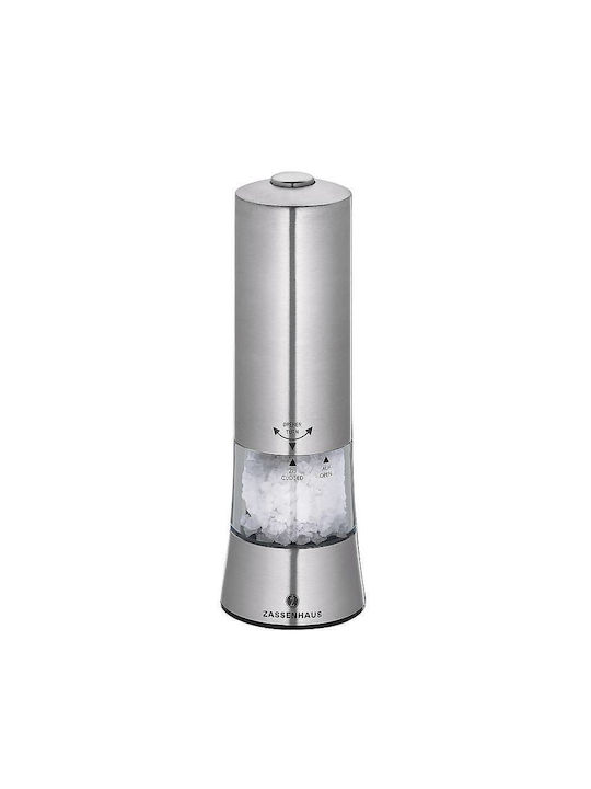 Zassenhaus Electric Inox Salt Mill In Gray Colour 18cm