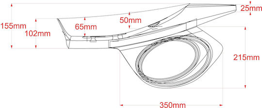 Σέλα Επίπεδη Πίστα Ψηλή Yamaha Xsr 700 2016-2020