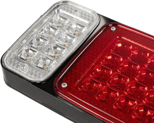 GloboStar Set Trailer Lights LED Waterproof with Screws 24V 2 Pieces