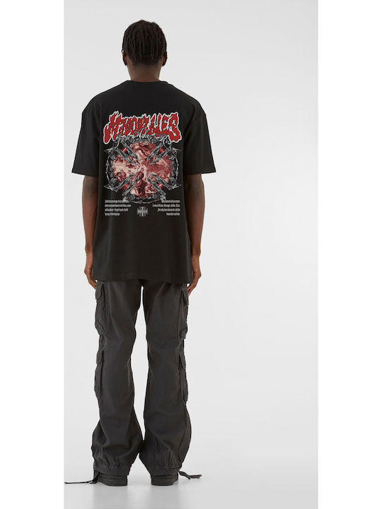 Mjg Heavy Oversized Tee Ornament Ashes Black