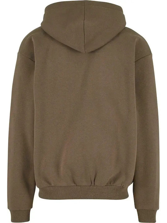 Signature Ζακέτα με Κουκούλα Brown