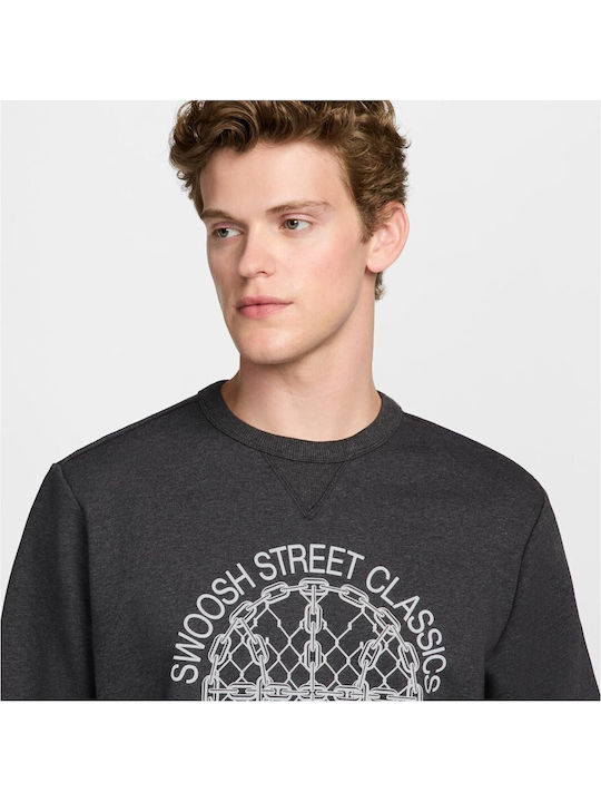 Standard Issue Dri-FIT Men's Sweatshirt Black Heather Pale Ivory