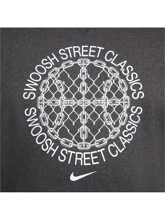 Standard Issue Dri-FIT Men's Sweatshirt Black Heather Pale Ivory