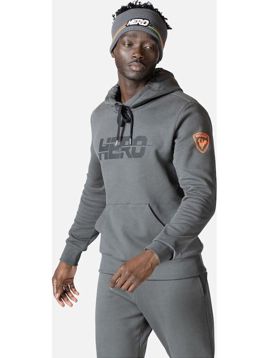 Sweatshirt with Hood Gray