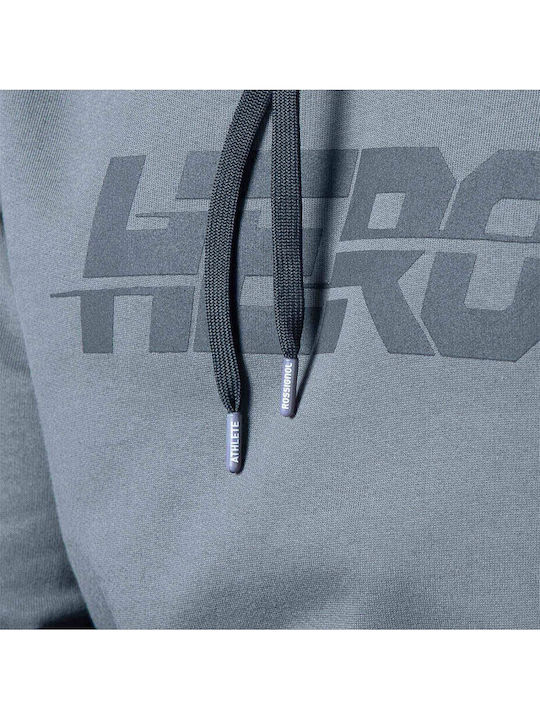 Sweatshirt with Hood Gray