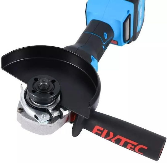 FixTec FCAG125X1-4 Τροχός 125mm Μπαταρίας Brushless με Ρύθμιση Στροφών 2x4Ah