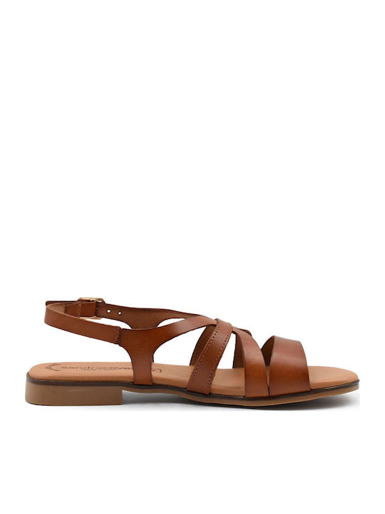 Women's Flat Sandals Brown