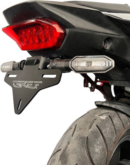 Αναδιπλούμενη Βάση Πινακίδας Honda Hornet Cb750 2023-2026 (με Κουμπί)