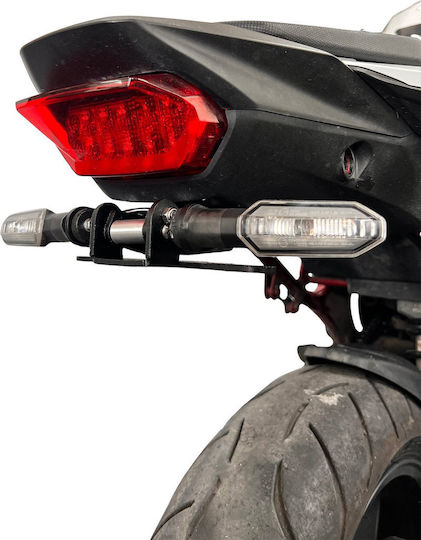 Αναδιπλούμενη Βάση Πινακίδας Honda Hornet Cb750 2023-2026 (με Κουμπί)