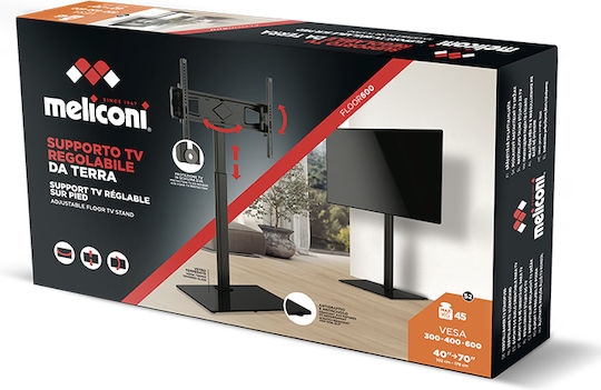 Meliconi 070-0647-SN Βάση Τηλεόρασης Δαπέδου έως 70" και 45kg