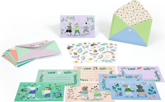 Animal Parade Invitation Set Djeco