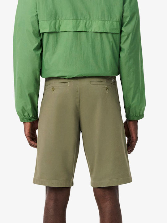 Lacoste Ανδρική Βερμούδα Chino Khaki