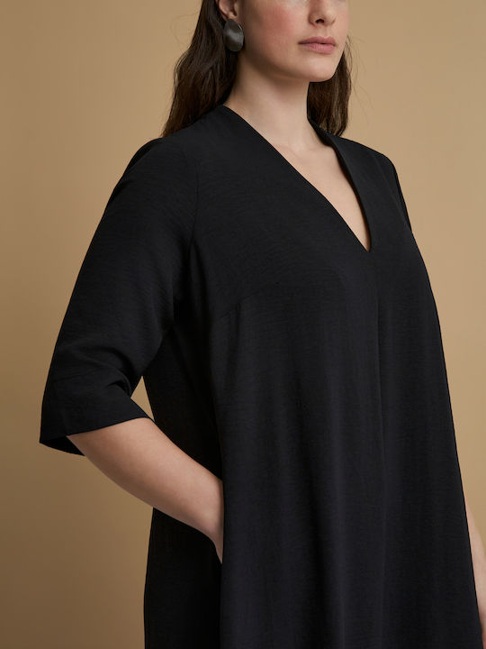 Maxi Damenkleid Schwarz