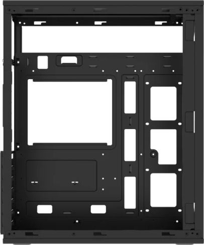 Prime-ATX-4XRGB Gaming Midi Tower Computer Case with ARGB Lighting Black