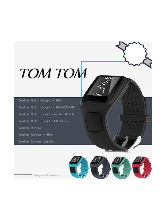 Кайш Силиконов Черен (Tomtom 1 Series Runner / Cardio)