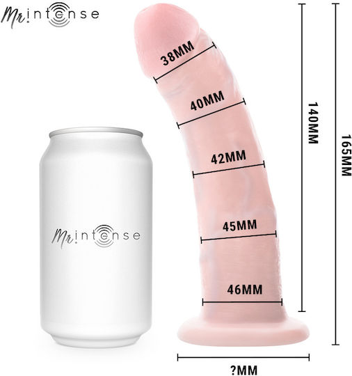 Intense Ρεαλιστικό Dildo με Βεντούζα Flesh