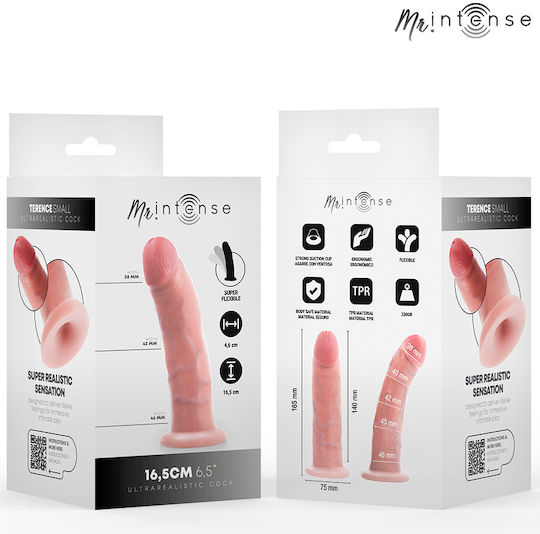 Intense Ρεαλιστικό Dildo με Βεντούζα Flesh