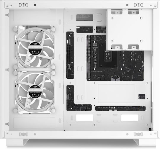 PCCOOLER C3 T500 Gaming Midi Tower Кутия За Компютър Със Страничен Прозорец И ARGB Осветление Бяла