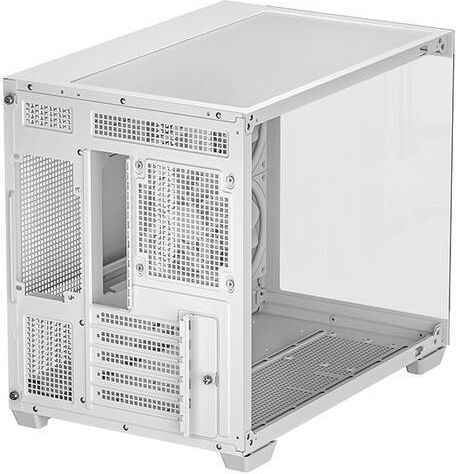 Deepcool CG330 3F Gaming Мини Кула Кутия За Компютър Със Страничен Прозорец И ARGB Осветление Бяла