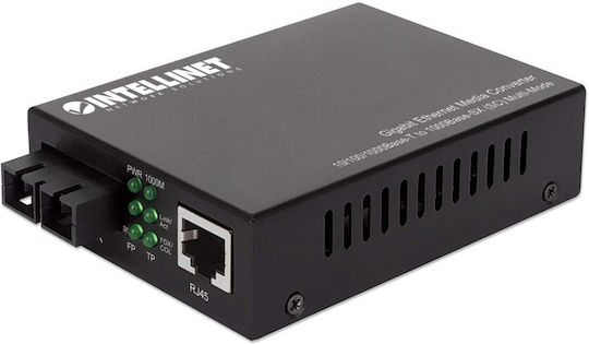 Intellinet Gigabit SC Multimode 550m Auto Medienkonverter 1Stück (508544)