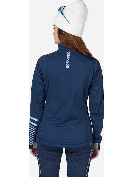 Γυναικείο Μπουφάν για Χειμώνα Navy Blue
